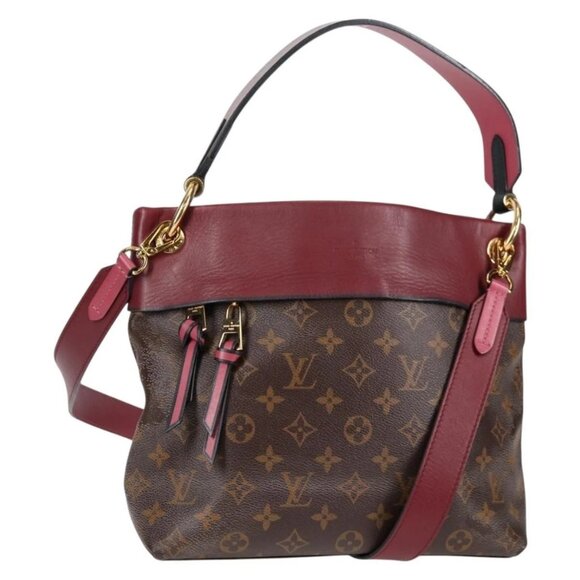 LOUIS VUITTON Monogram Tuile Reevess Bag 2way Fuchsia M43716 LV Auth 137027 - Picture 1 of 16